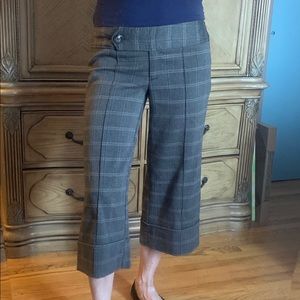2/$14 Tracy Evans Gray Wide Leg Crop Pants 11 M